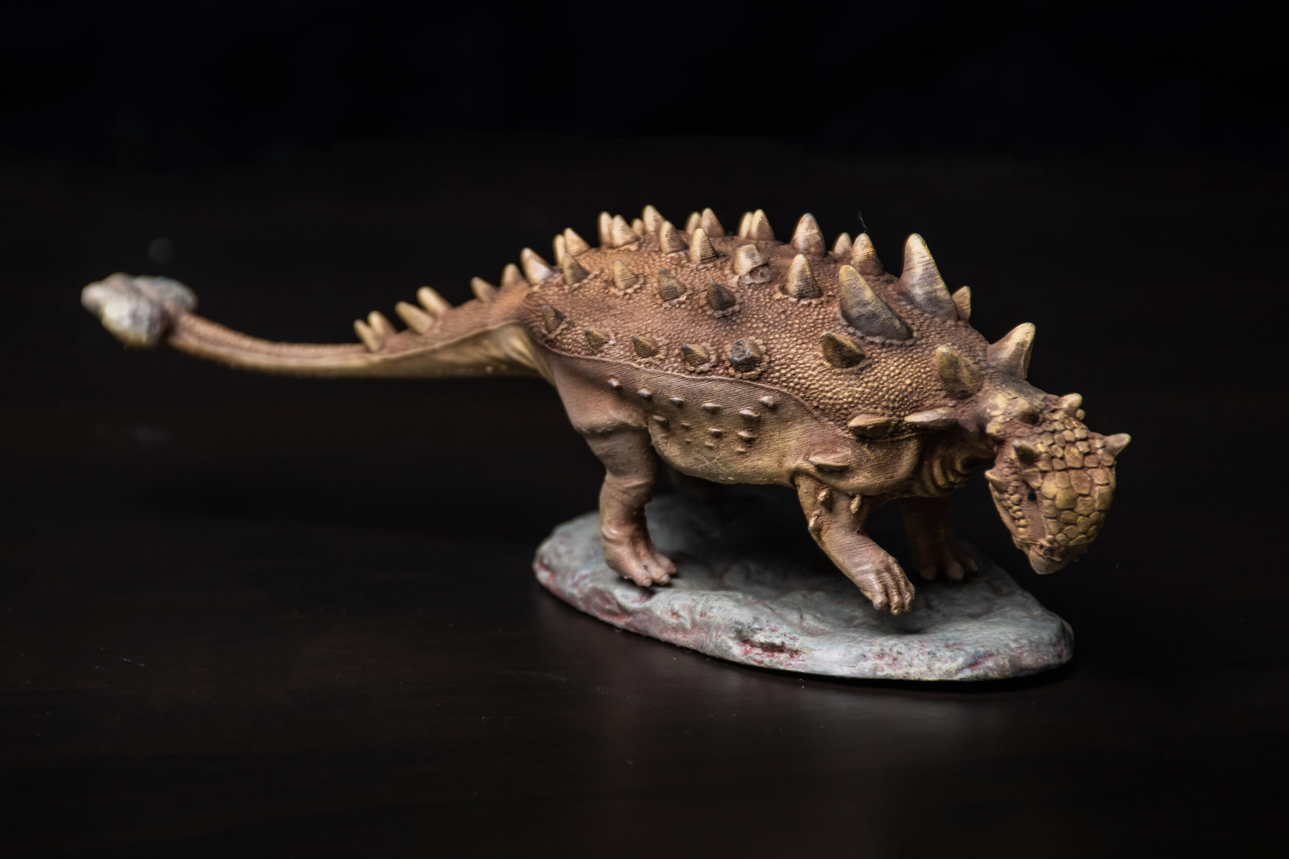 Ankylosaurus in the dark dinosaur dossier