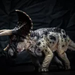 dinosaur dossier , triceratops in the dark